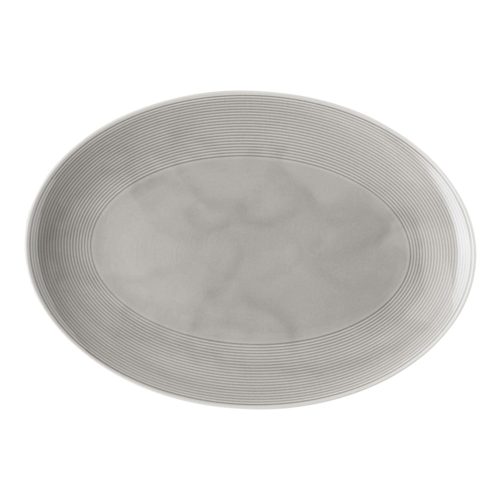 Плоское блюдо Loft Moon Grey, 34 см