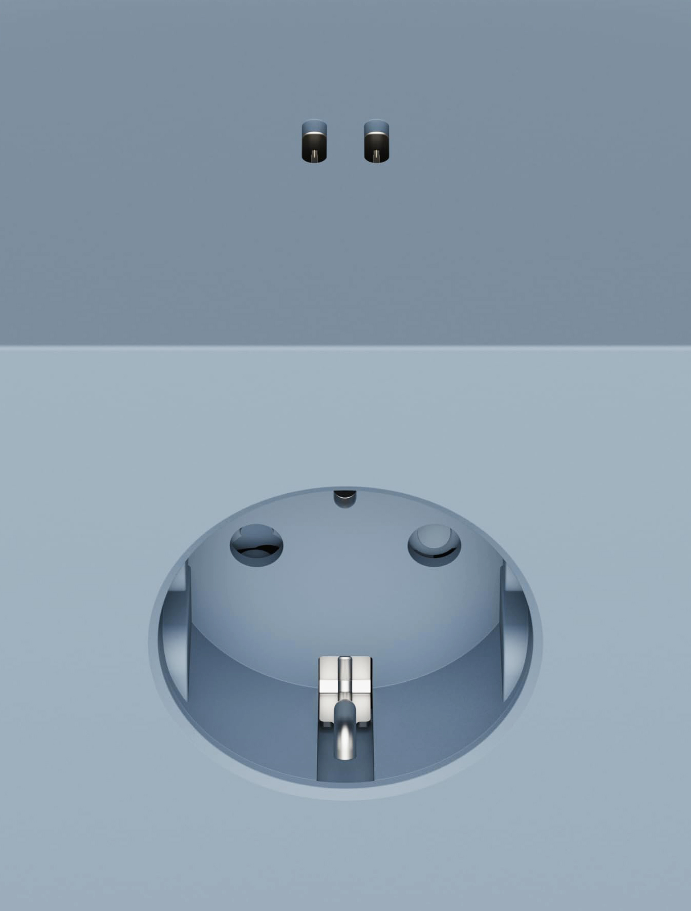 Разветвитель Square Two с USB-C и 3 розетками, 7,5х7,5 см от Avolt
