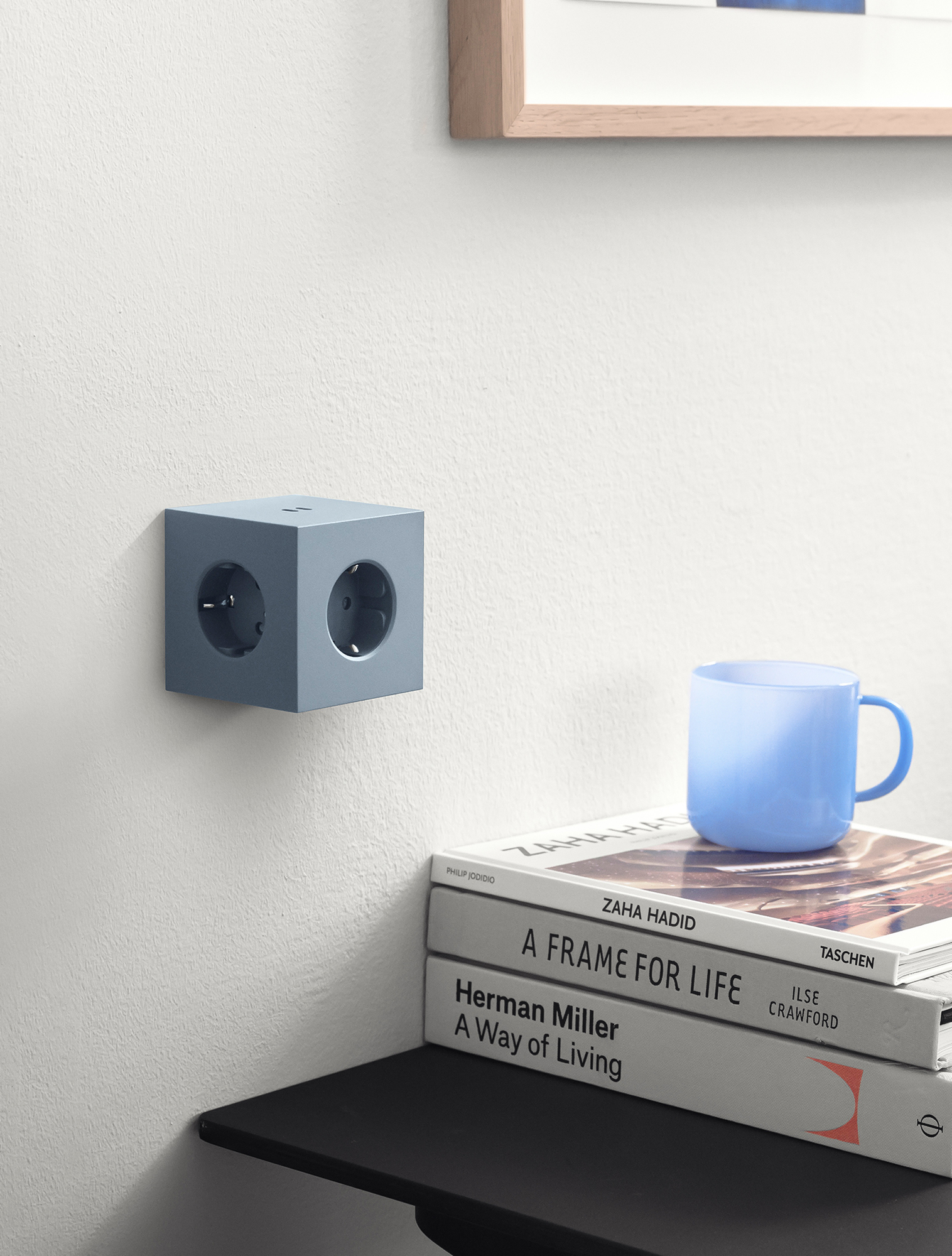 Разветвитель Square Two с USB-C и 3 розетками, 7,5х7,5 см