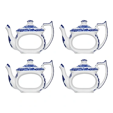 Набор из 4 колец для салфеток Blue Italian