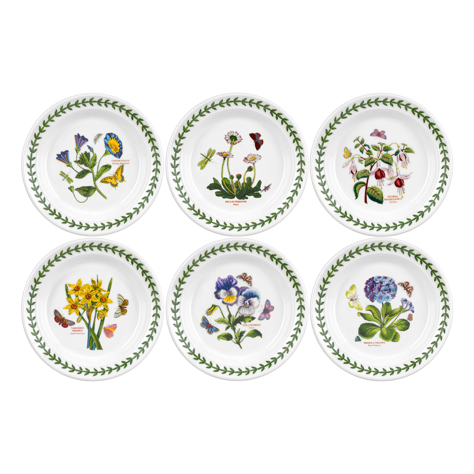 Набор из 6 пирожковых тарелок Botanic Garden, 16,5 см