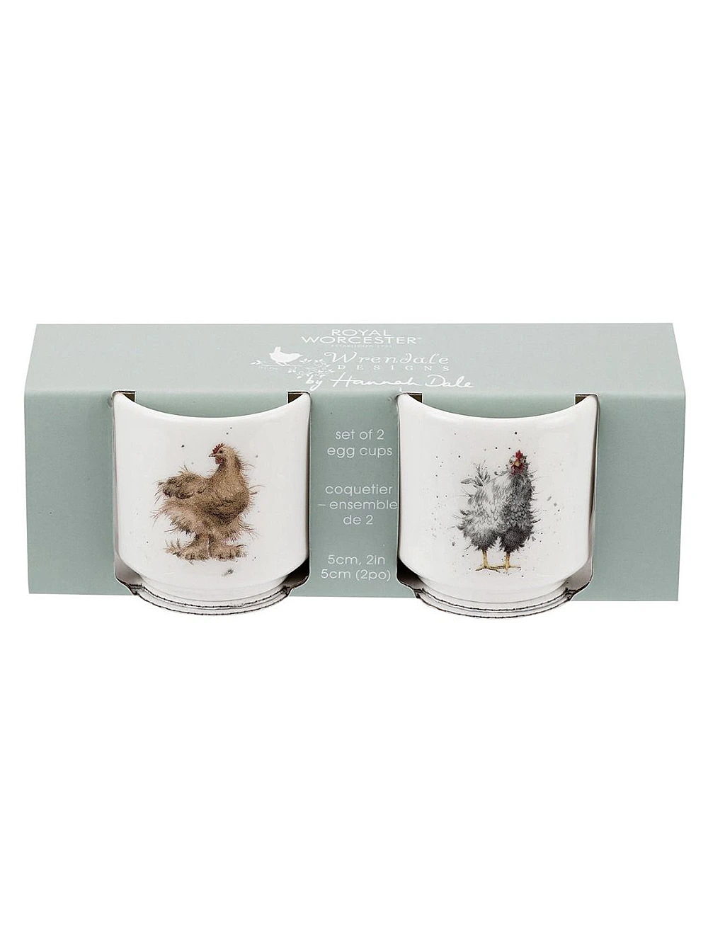 Набор из 2 подставок для яиц Wrendale Designs, 5 см