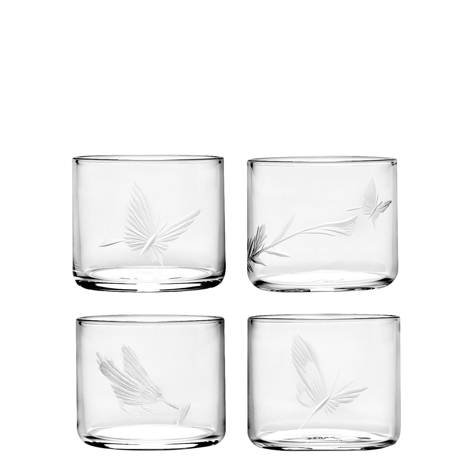 Набор из 4 стопок Unity Glassware, 50 мл от Serax