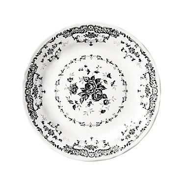Закусочная тарелка Rose Black, 21 см