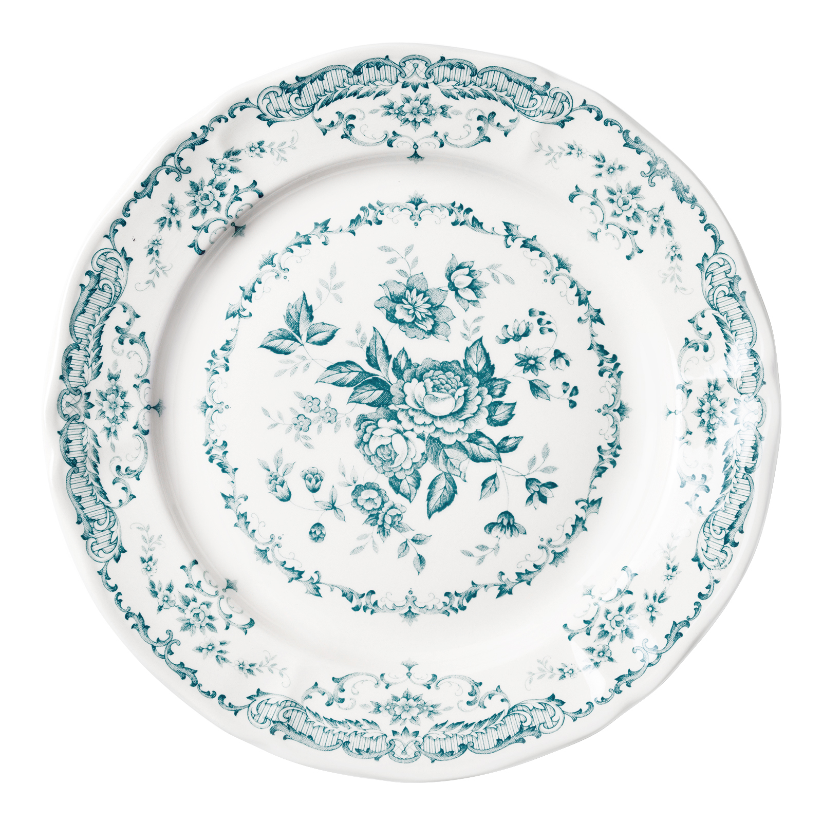 Плоское блюдо Rose Turquoise, 31 см