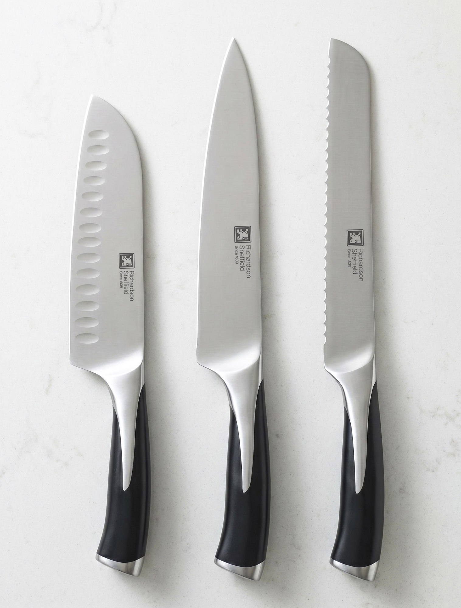 Набор кухонных ножей с подставкой Kyu, 5 пр.