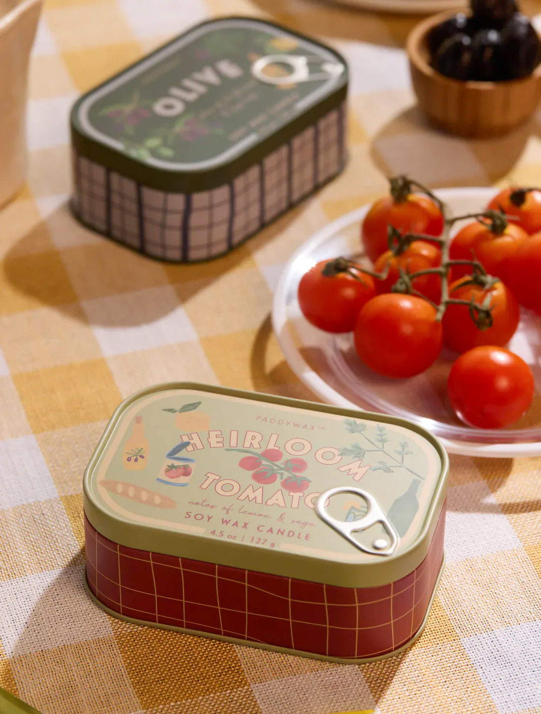 Ароматическая свеча Bistro Heirloom Tomato, 11,5x4 см