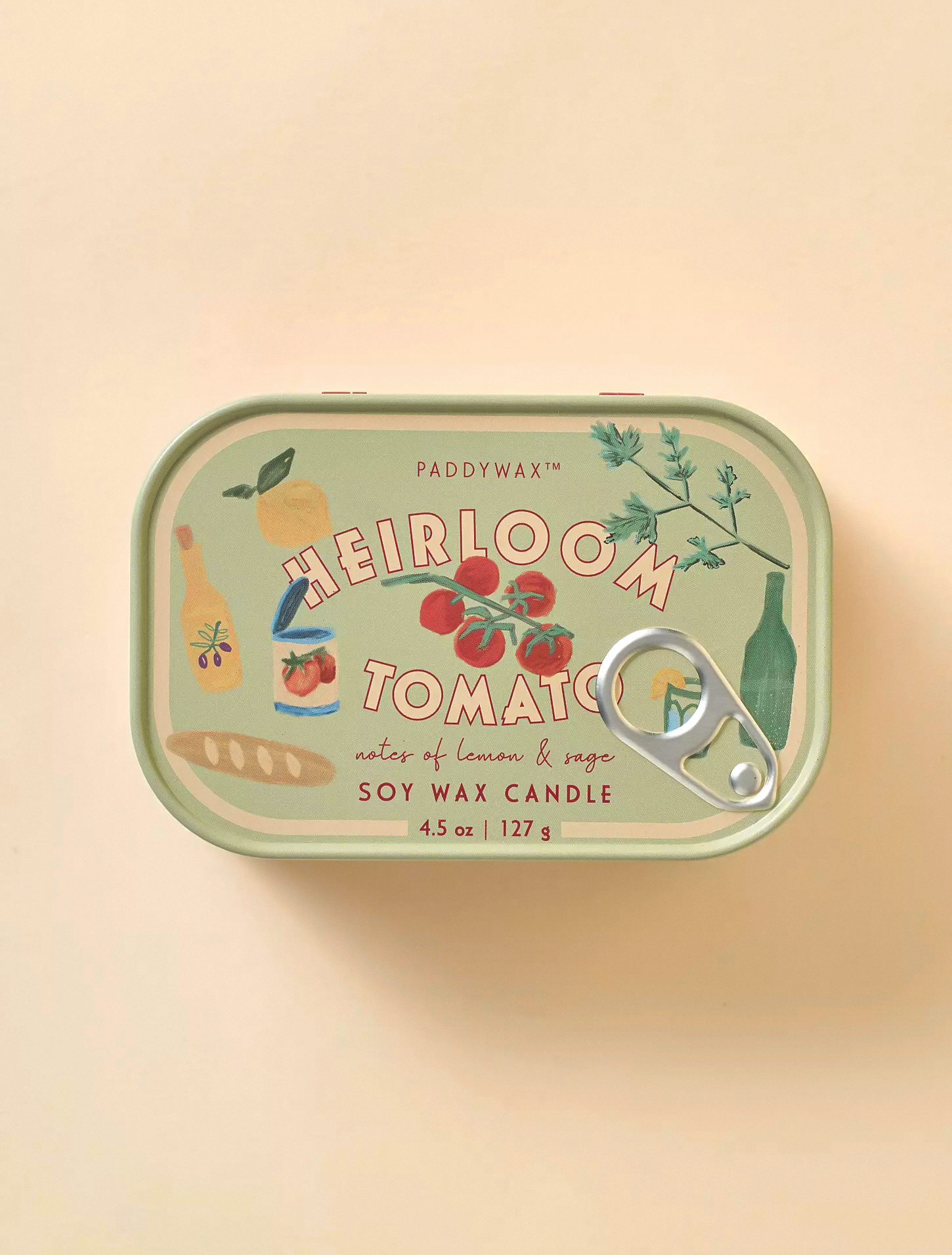 Ароматическая свеча Bistro Heirloom Tomato, 11,5x4 см
