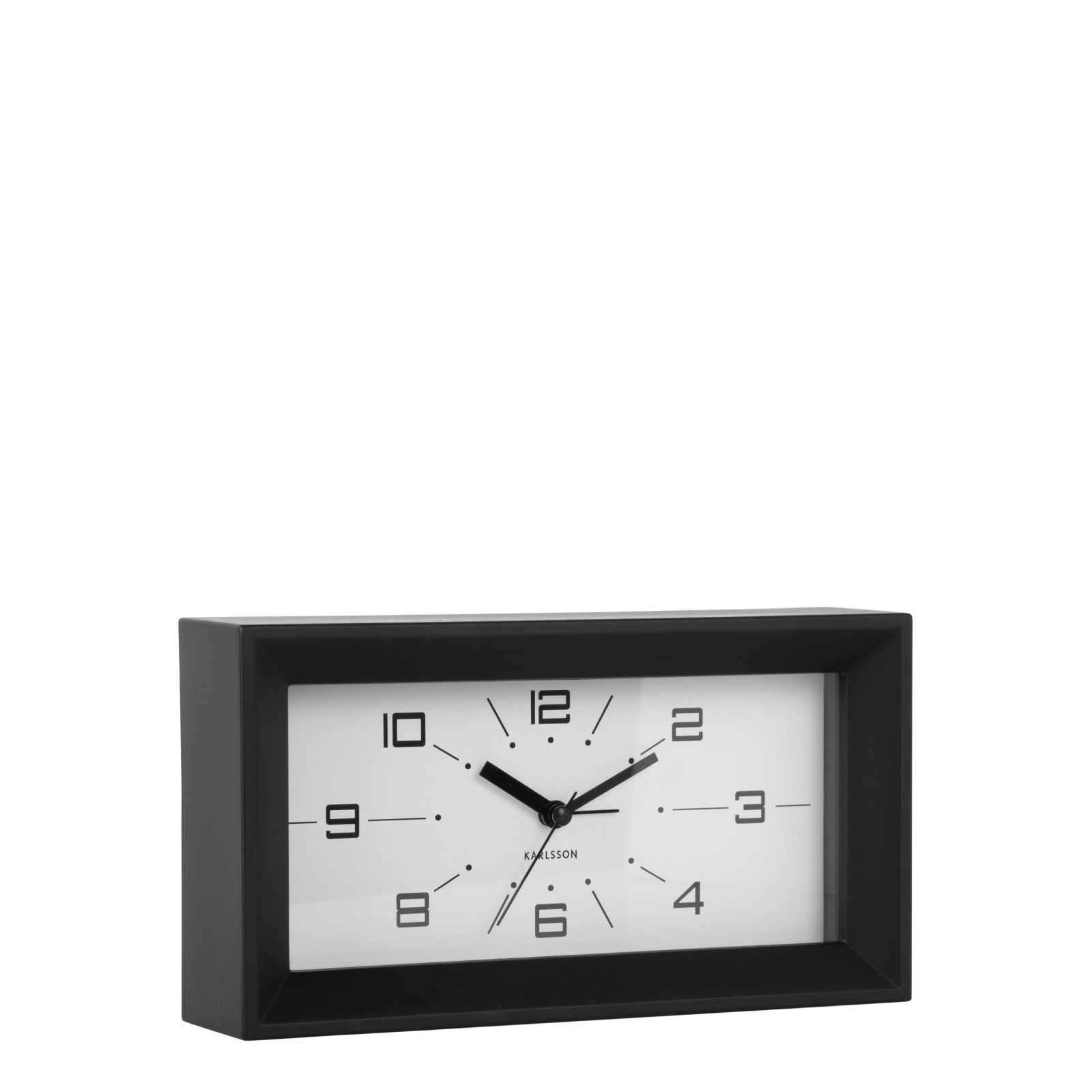 Настольные часы-будильник Lujo Rectangle, 20х11 см от Karlsson