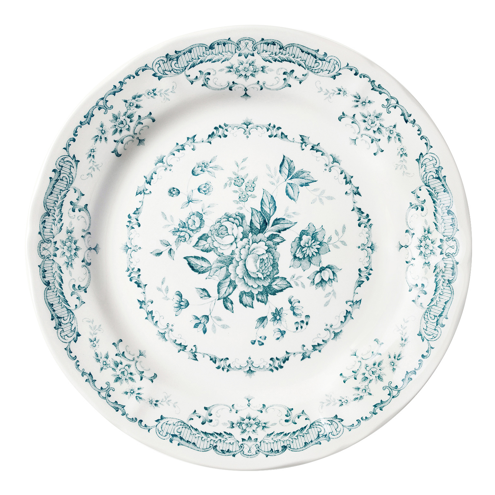 Обеденная тарелка Rose Turquoise, 26 см