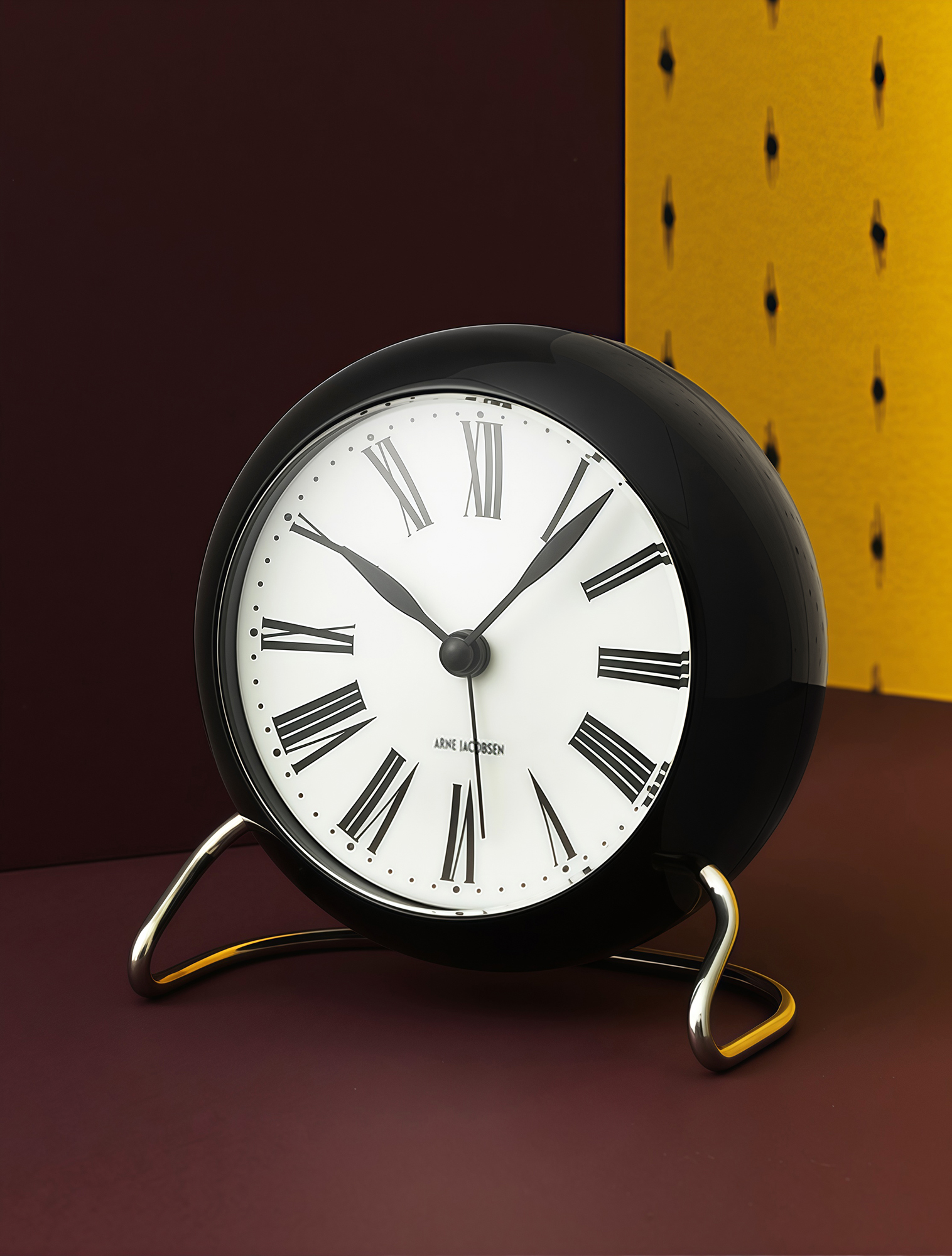 Настольные часы-будильник Roman, 11,5x12 см от Arne Jacobsen