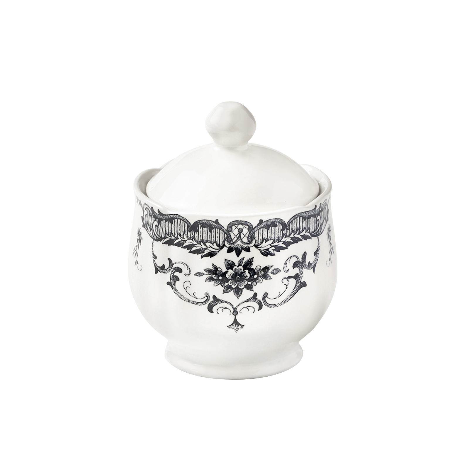 Сахарница Rose Black, 250 мл