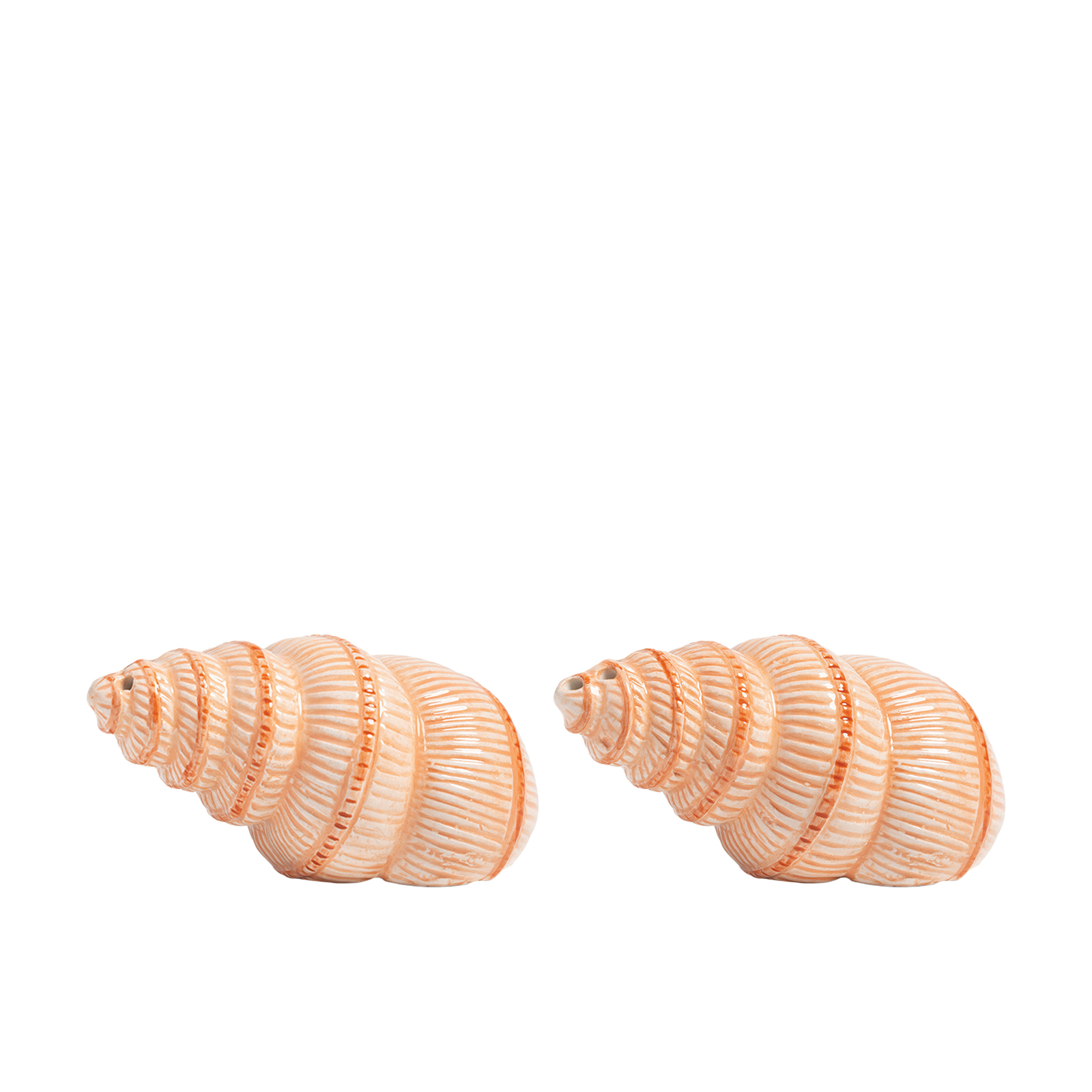 Набор из солонки и перечницы Shell, 9,5x4 см