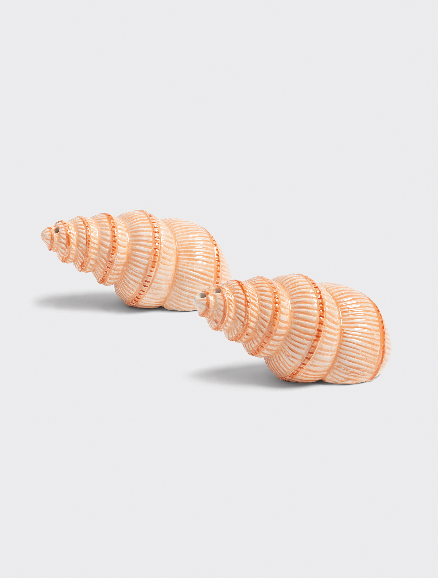 Набор из солонки и перечницы Shell, 9,5x4 см