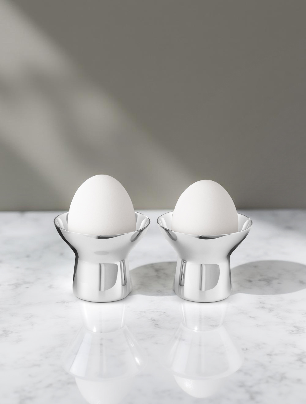 Набор из 2 подставок для яиц Alfredo, 5 см от Georg Jensen