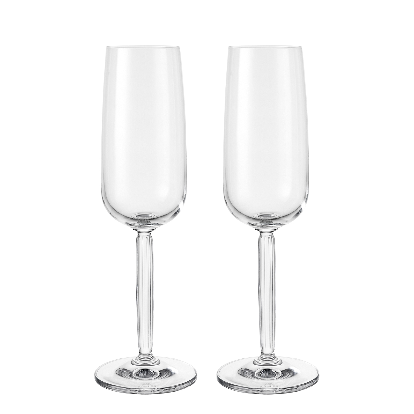 Набор из 2 бокалов для шампанского Hammershoi Glass, 240 мл