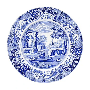 Закусочная тарелка Blue Italian, 23 см
