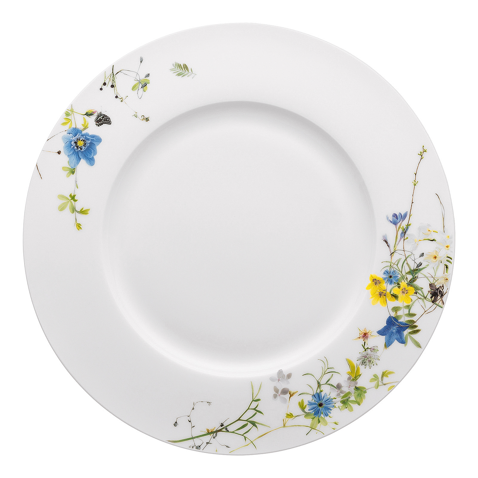 Обеденная тарелка Brillance Fleurs des Alpes, 28 см