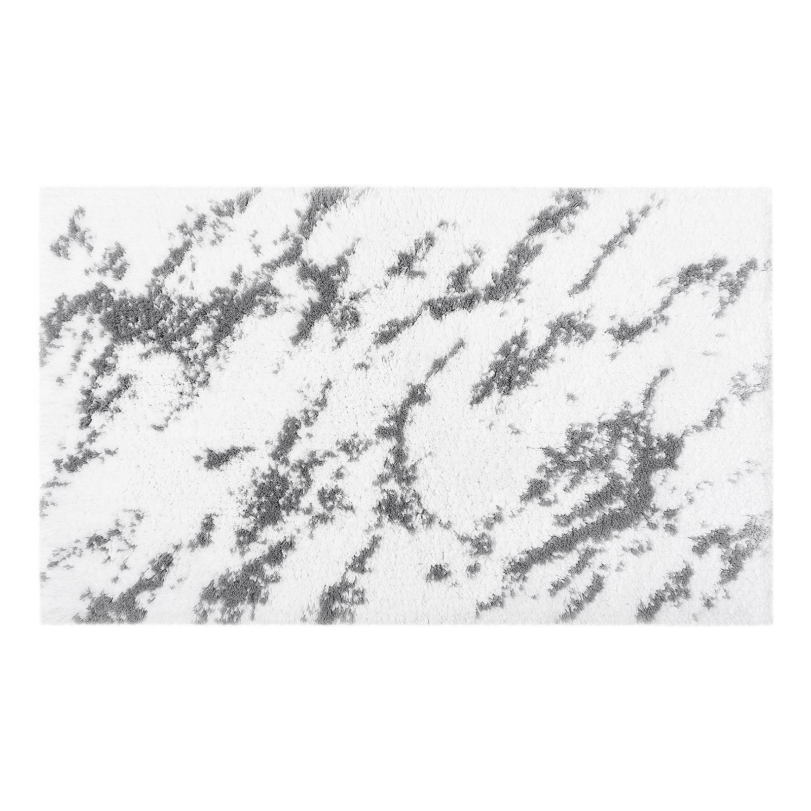Коврик для ванной Mabel Silver/White, 50x80 см