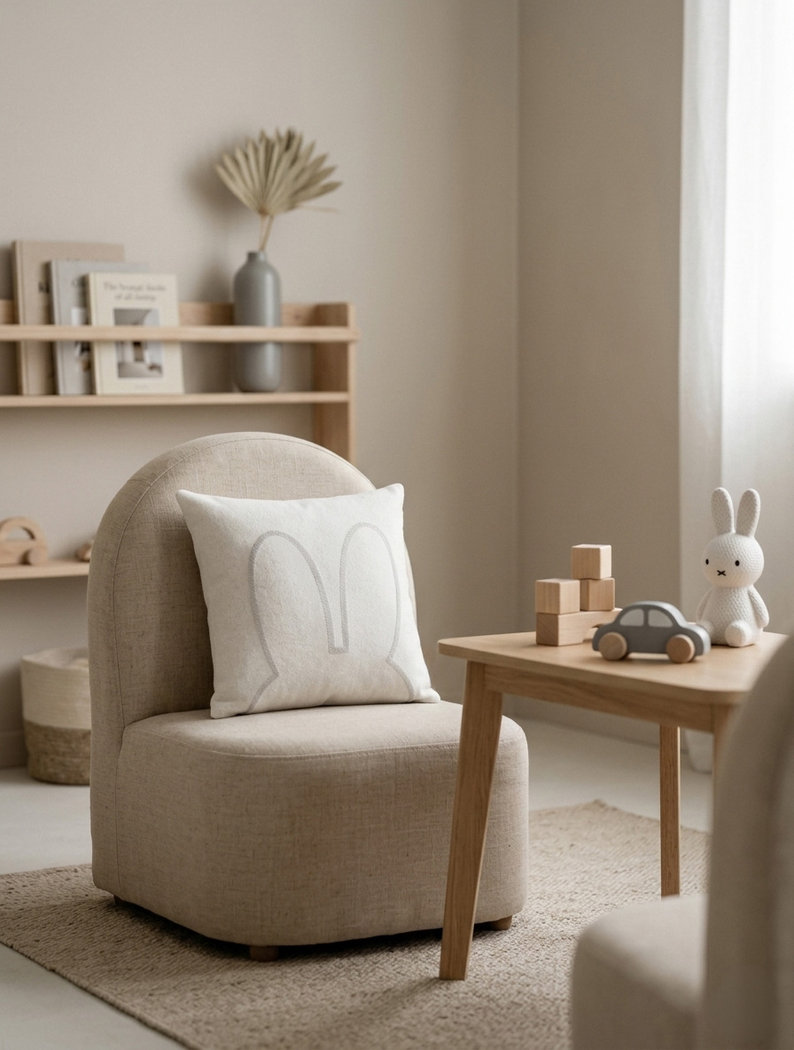 Декоративная наволочка Miffy, 50х50 см от Maison Deux