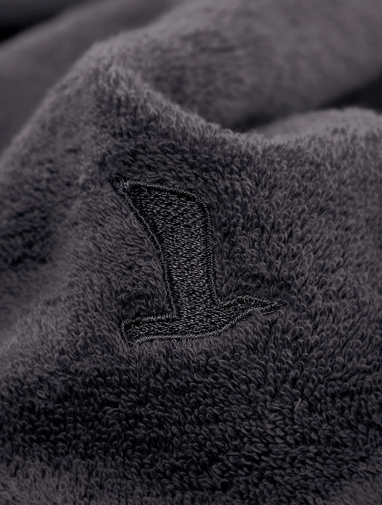 Полотенце Superwuschel Dark Grey, 50x100 см