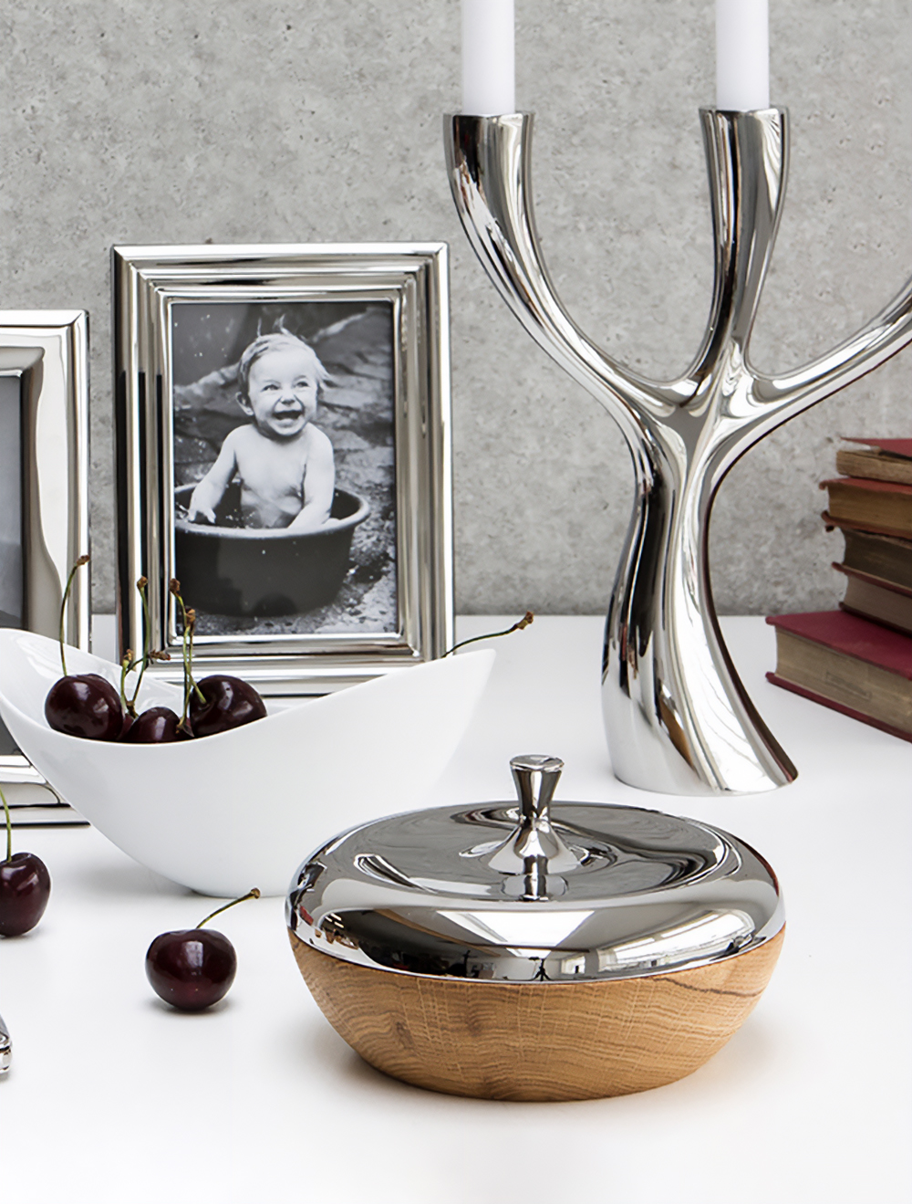 Декоративная ёмкость Henning Koppel, 16,5x9,5 см от Georg Jensen