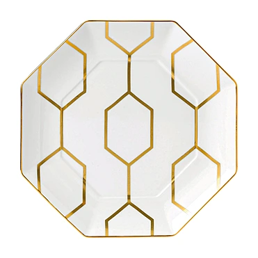 Закусочная тарелка Gio Gold (Arris), 23 см
