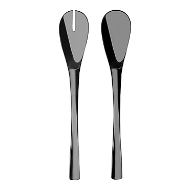 Набор из 2 сервировочных приборов Xy Black Mirror Finish, 30 см