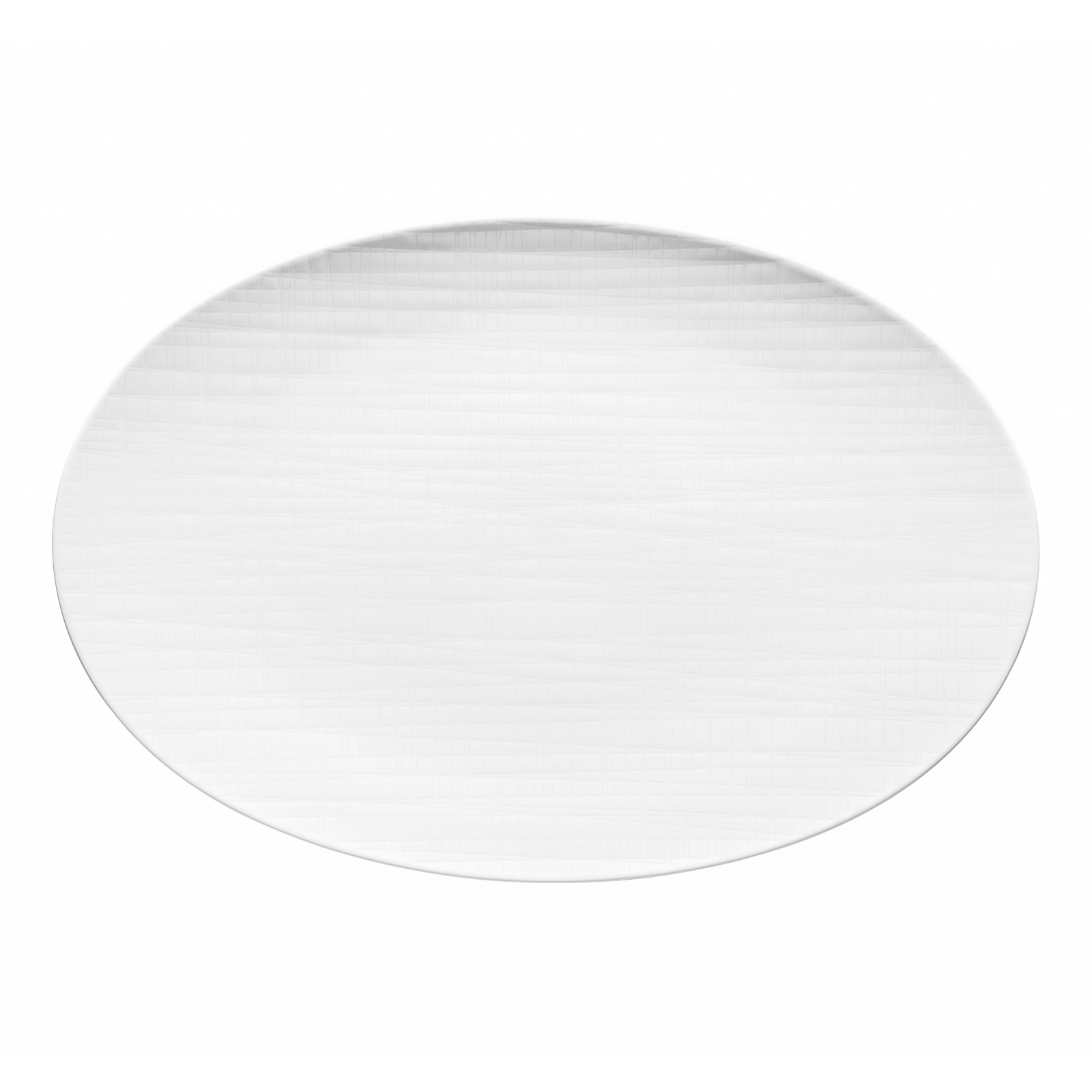 Плоское блюдо Mesh White, 34 см