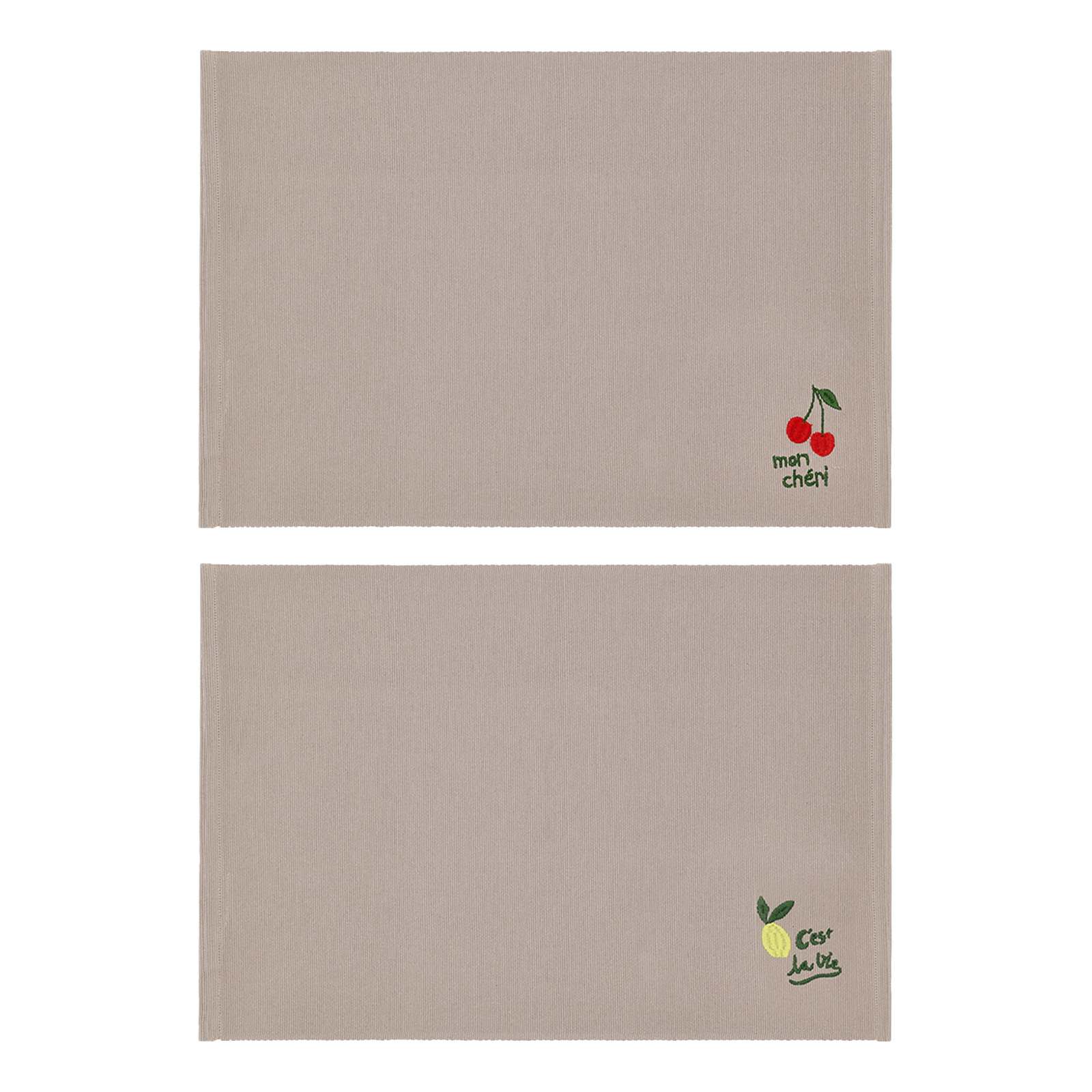 Набор из 2 плейсматов Bistro, 33x48 см