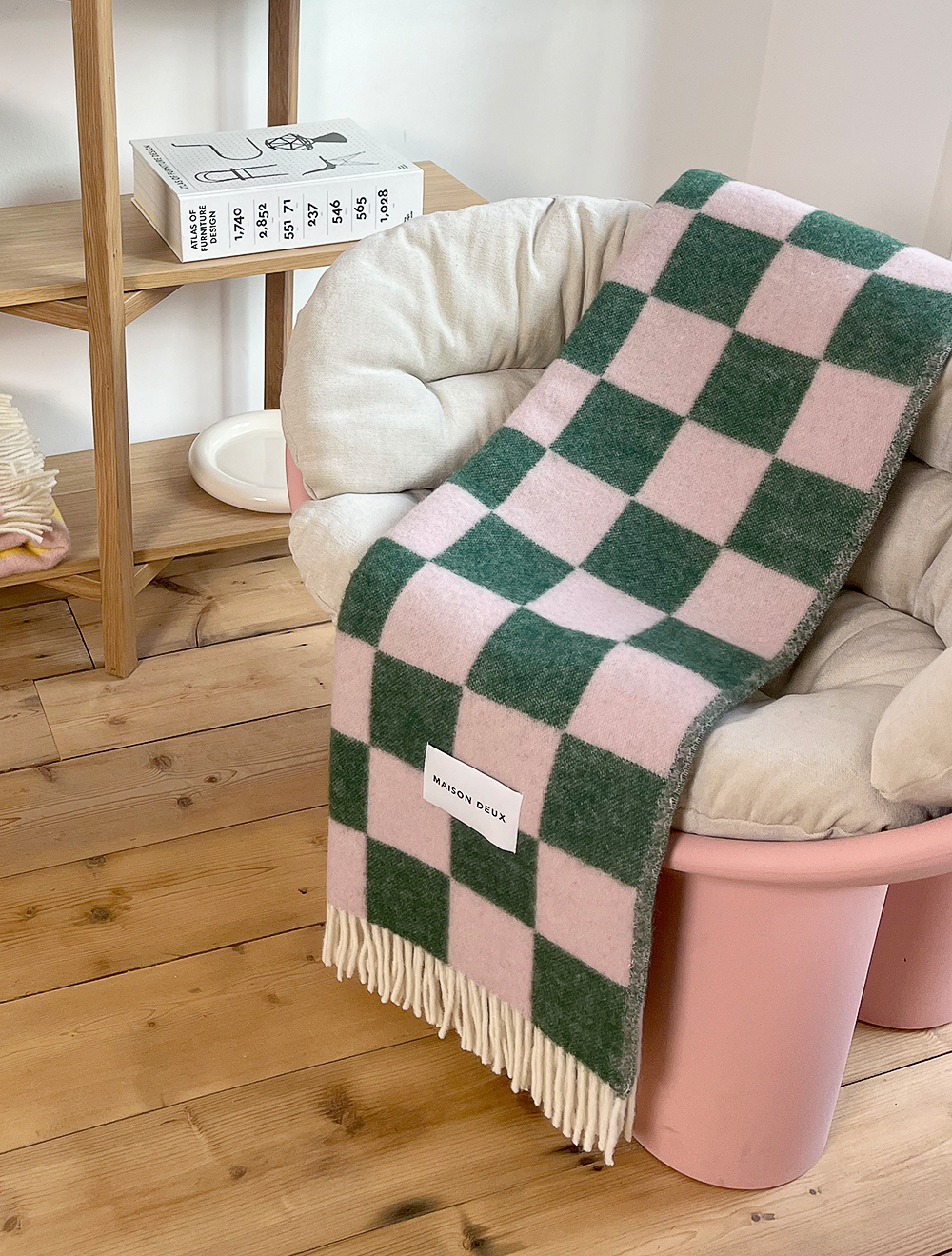 Плед Checkerboard, 130х200 см