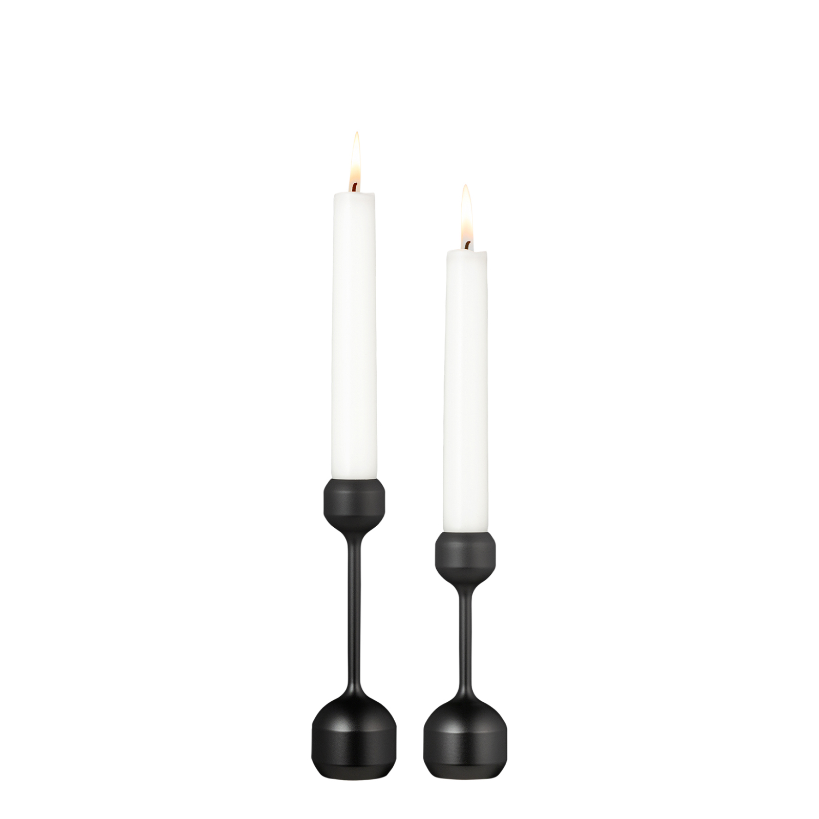 Набор из 2 подсвечников Silhouette, 12 см и 14,5 см