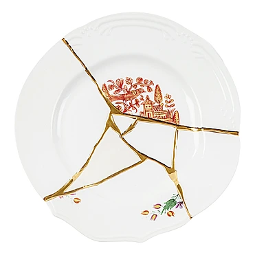 Обеденная тарелка Kintsugi, 28 см