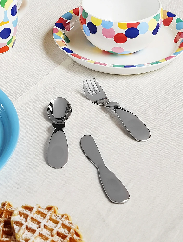 Набор детских столовых приборов Alessini, 3 пр. от Alessi