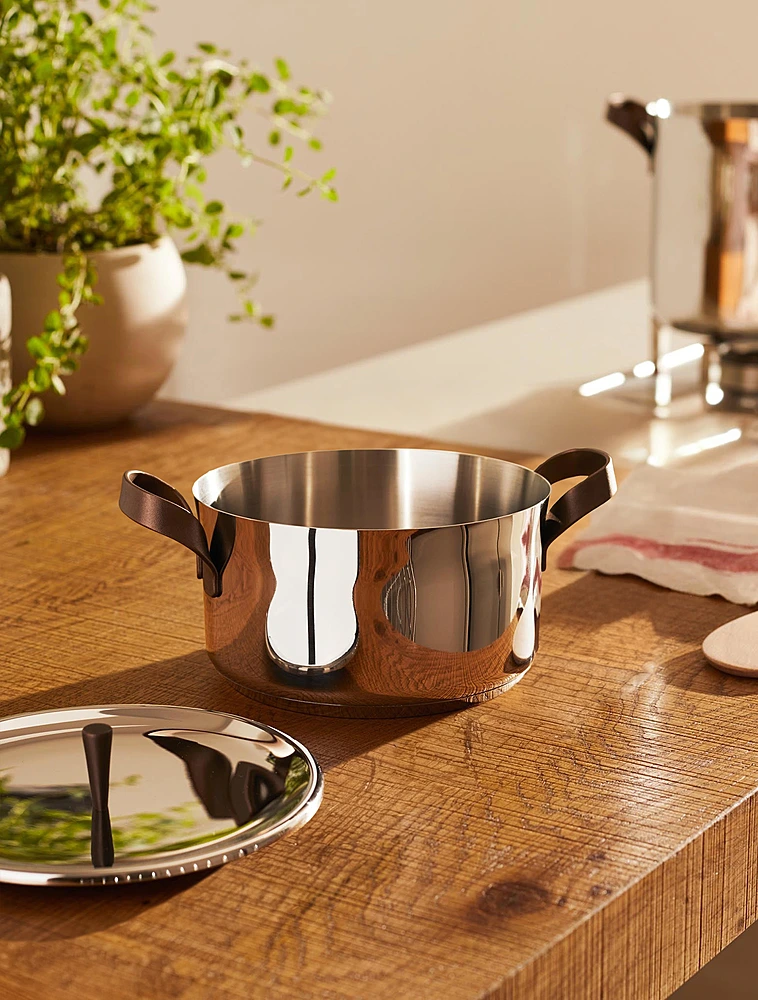 Кастрюля с крышкой Edo, 1,3 л, 16 см от Alessi