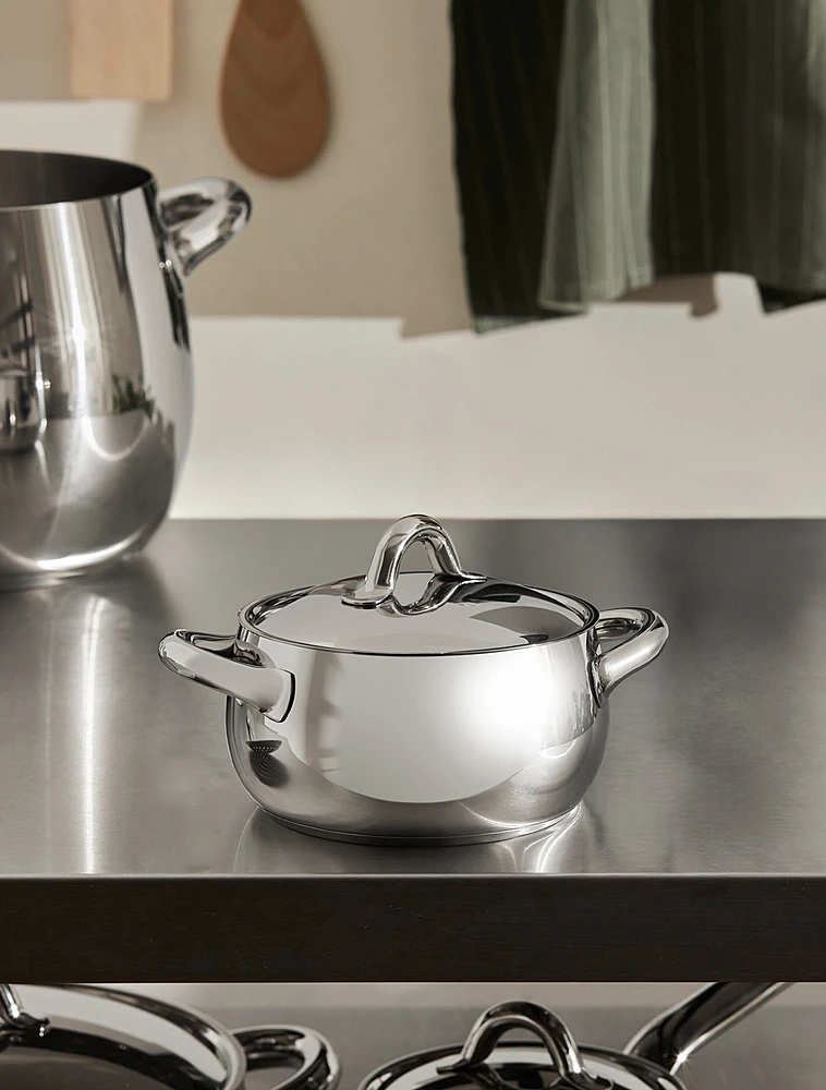 Кастрюля с крышкой Mami, 1,6 л, 16 см от Alessi