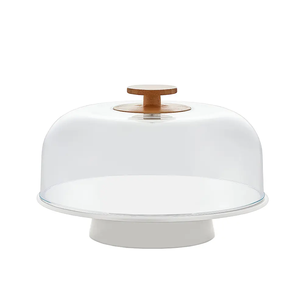 Тортовница на ножке с крышкой Mattina, 31,5 см от Alessi