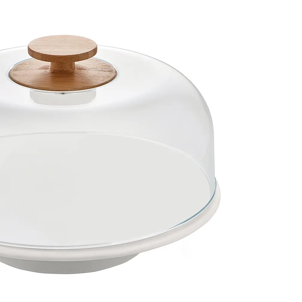 Тортовница на ножке с крышкой Mattina, 31,5 см от Alessi