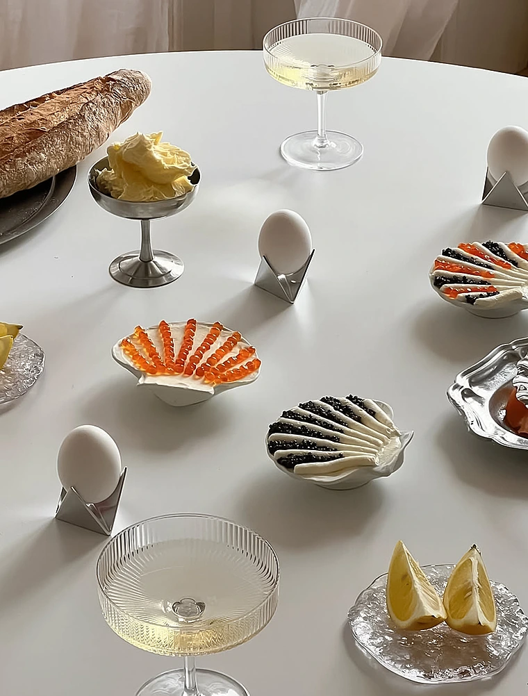 Набор из 2 подставок для яиц Roost, 4,5 см от Alessi