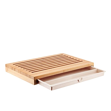 Разделочная доска для хлеба с поддоном Sbriciola, 42x27 см