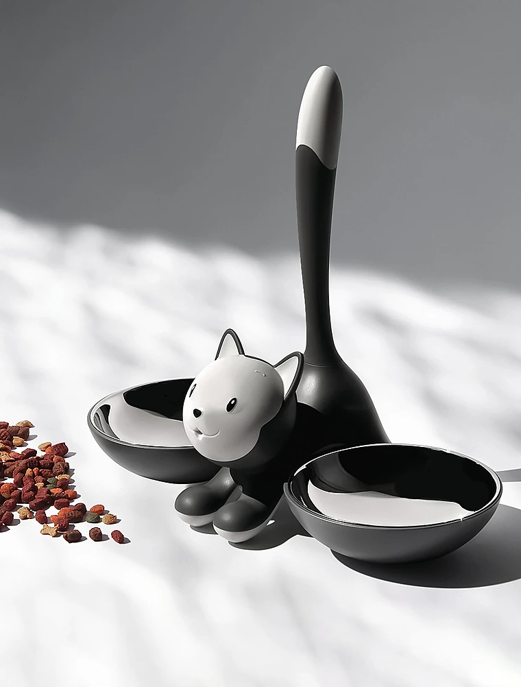 Набор из 2 мисок для кошек Tigrito, 550 мл от Alessi