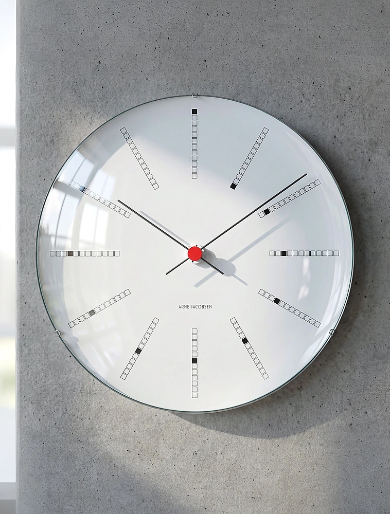 Настенные часы Bankers, 29 см от Arne Jacobsen