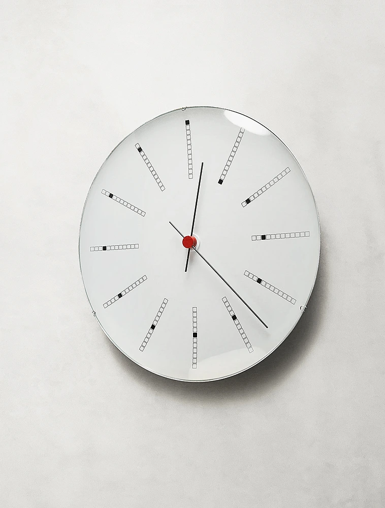 Настенные часы Bankers, 29 см от Arne Jacobsen