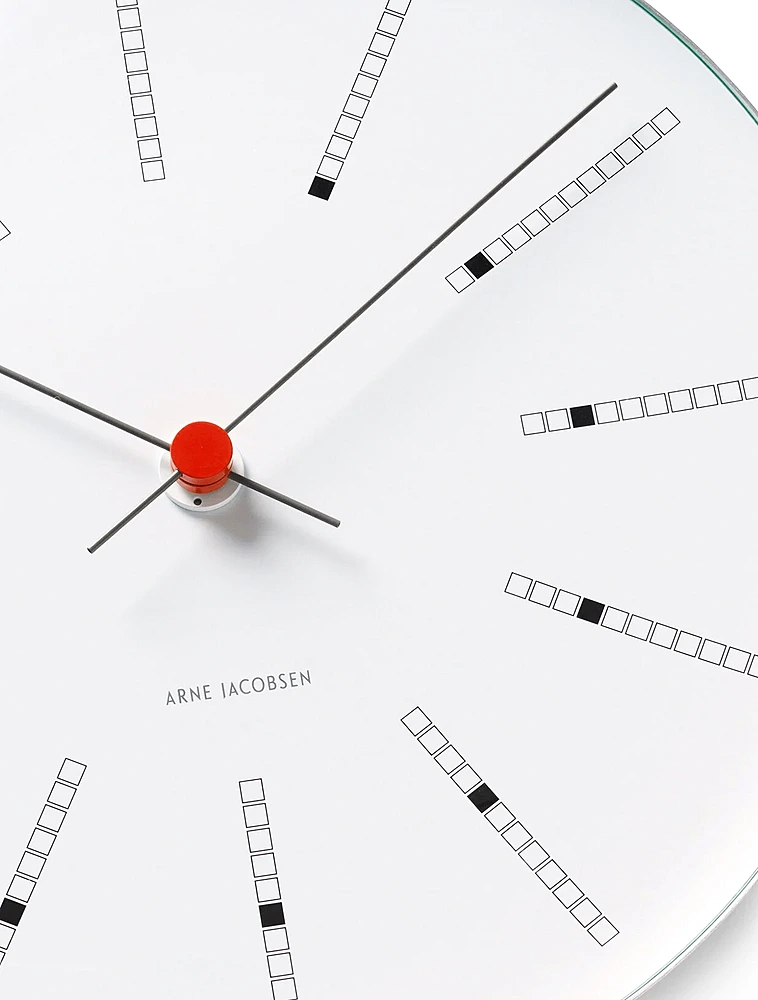 Настенные часы Bankers, 29 см от Arne Jacobsen