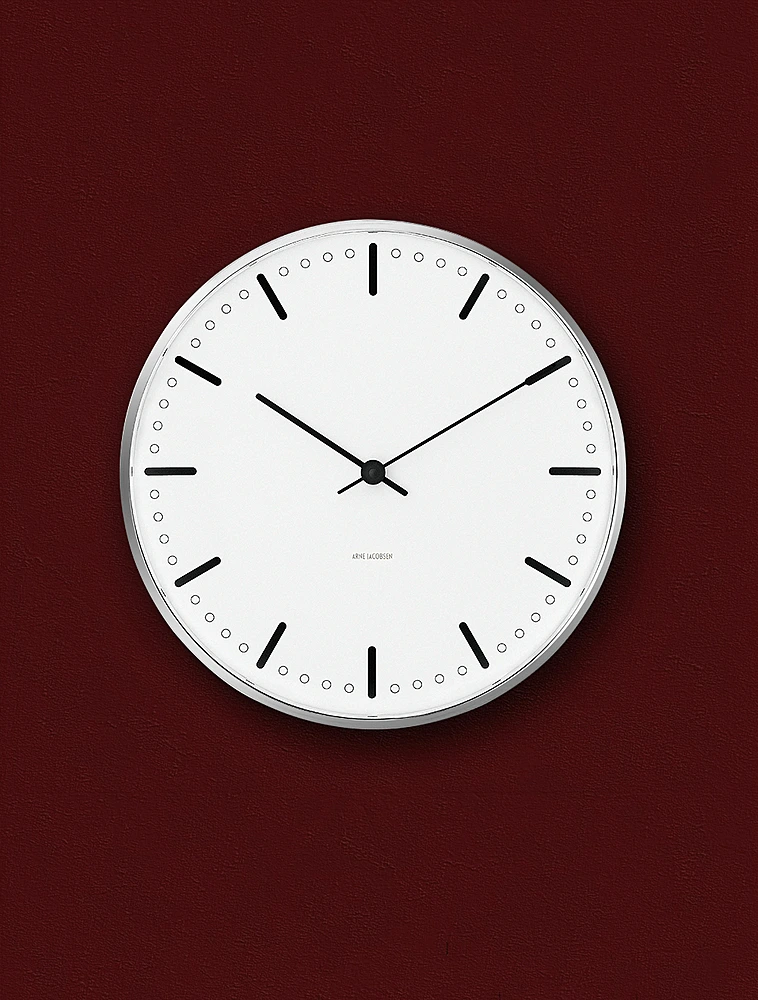 Настенные часы City Hall, 29 см от Arne Jacobsen