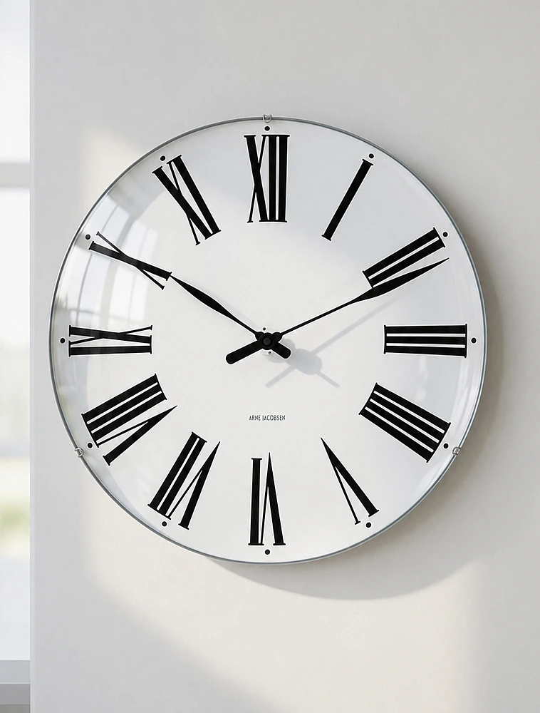 Настенные часы Roman, 29 см от Arne Jacobsen