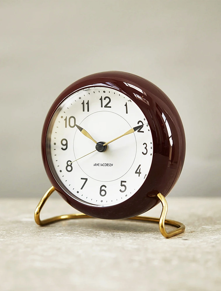 Настольные часы Station, 12 см от Arne Jacobsen