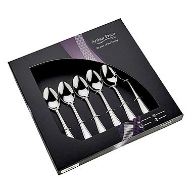 Набор из 6 чайных ложек Bead, 14 см