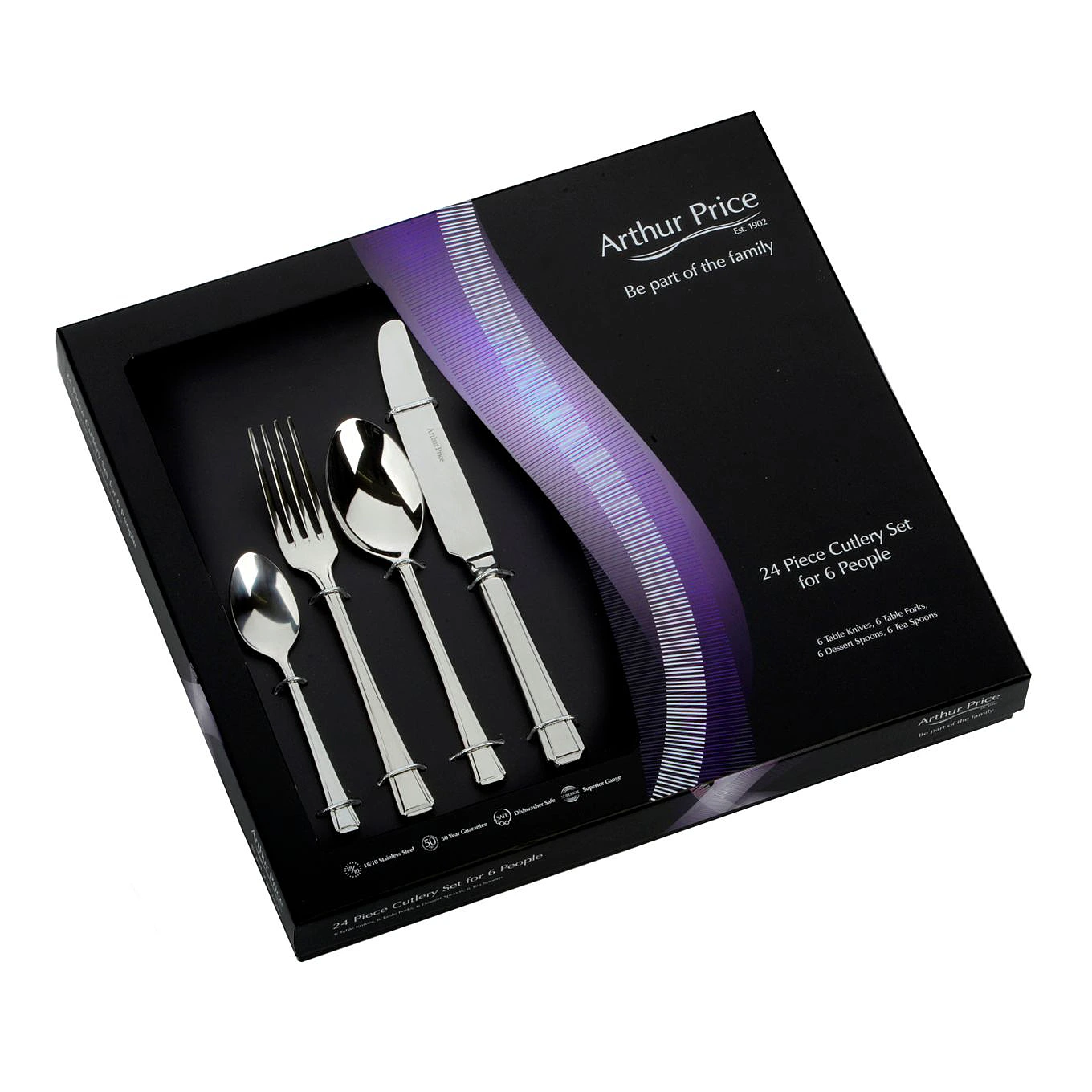 Набор столовых приборов Harley на 6 персон, 24 пр.