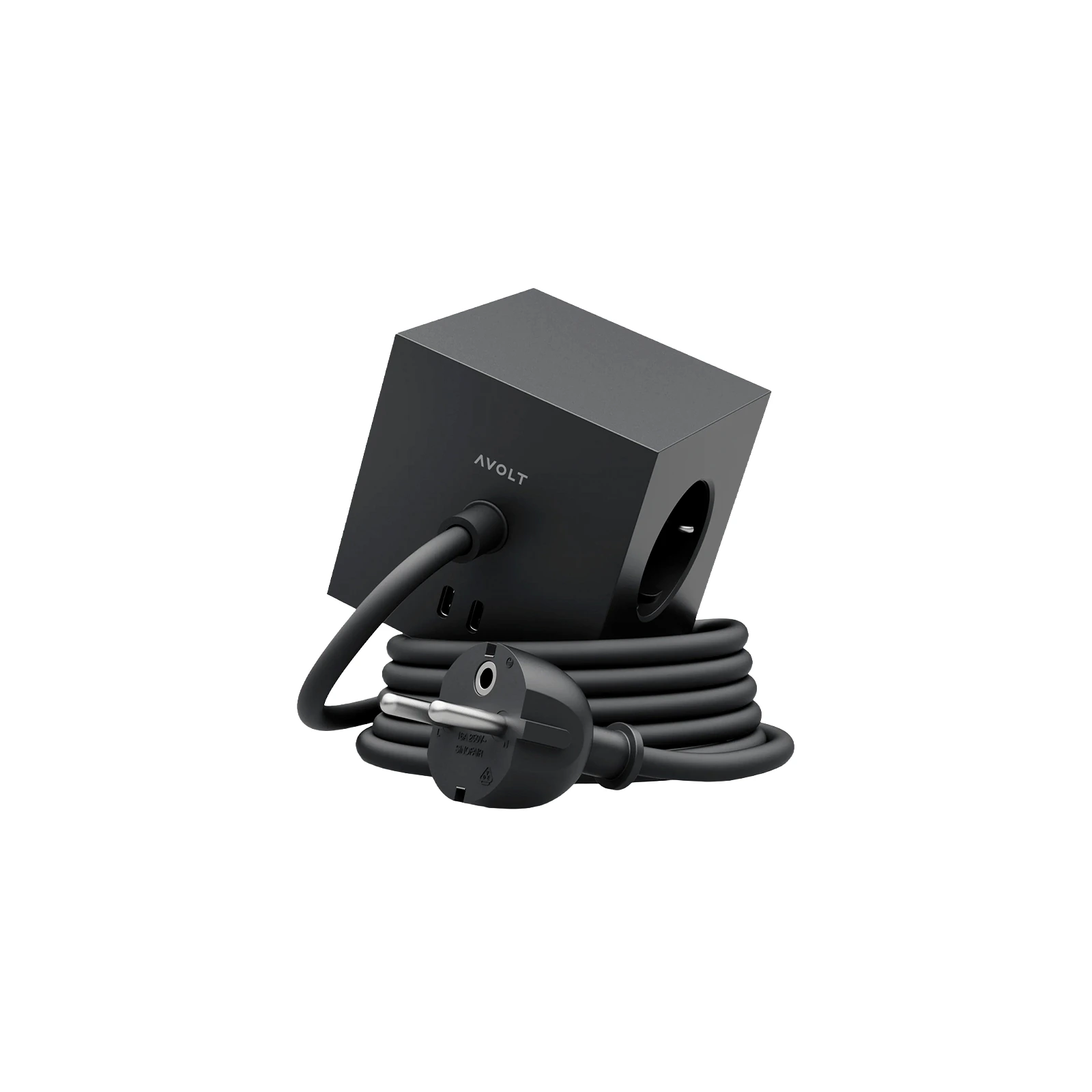 Удлинитель Square One с USB-C и 3 розетками, 1,8 м